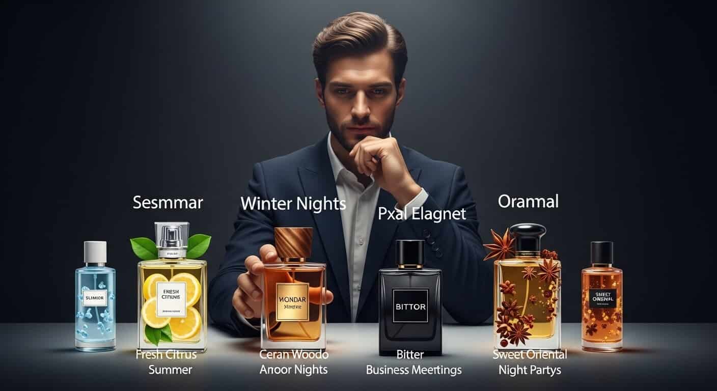 پیدا کردن عطر مناسب مردانه بر اساس رایحه